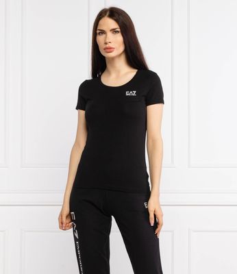 Bluzka damska wiosenna EA7 ze sklepu: Gomez Fashion Store w kategorii: Bluzki damskie - zdjęcie 874714-BD9-10338_E7215W000011012