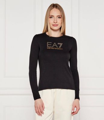Bluzka damska EA7 ze sklepu: Gomez Fashion Store w kategorii: Bluzki damskie - zdjęcie 874714-BD9-10338_E7215W000066012