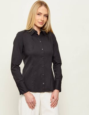 HUGO - Koszula damska na wiosnę ze sklepu: Gomez Fashion Store w kategorii: Koszule damskie - zdjęcie 874714-BD9-10338_BU212W000126001