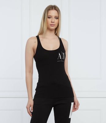 Bluzka damska na lato na wiosnę Armani Exchange ze sklepu: Gomez Fashion Store w kategorii: Bluzki damskie - zdjęcie 874714-BD9-10338_AX215W000116102