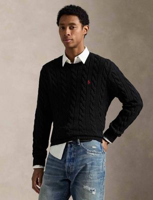 Sweter męski na zimę Polo Ralph Lauren ze sklepu: Gomez Fashion Store w kategorii: Swetry męskie - zdjęcie 874714-BD9-10338_PR215M000024AW7
