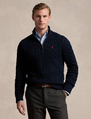 Polo Ralph Lauren - Sweter męski na wiosnę ze sklepu: Gomez Fashion Store w kategorii: Swetry męskie - zdjęcie 874714-BD9-10338_PR215M000029E87