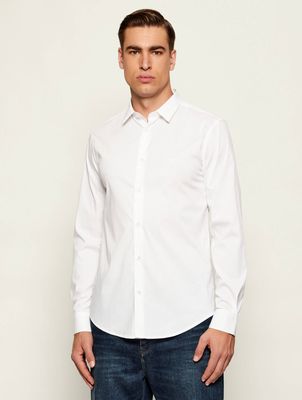 Koszula męska na wiosnę Emporio Armani ze sklepu: Gomez Fashion Store w kategorii: Koszule męskie - zdjęcie 874714-BD9-10338_EA215M000188100