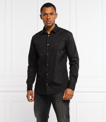 Koszula męska na jesień Emporio Armani ze sklepu: Gomez Fashion Store w kategorii: Koszule męskie - zdjęcie 874714-BD9-10338_EA215M000188996
