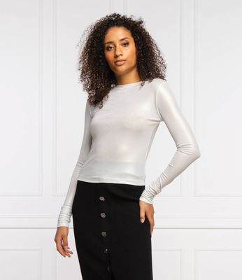 Bluzka damska na wiosnę Pinko ze sklepu: Gomez Fashion Store w kategorii: Bluzki damskie - zdjęcie 874714-BD9-10338_PI215W000248004