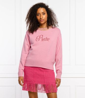 Pinko - Sweter damski na zimę ze sklepu: Gomez Fashion Store w kategorii: Swetry damskie - zdjęcie 874714-BD9-10338_PI215W000282490