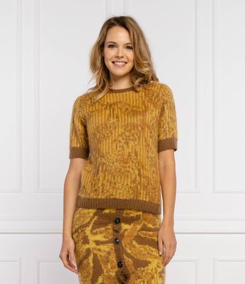 Sweter damski na zimę Pinko ze sklepu: Gomez Fashion Store w kategorii: Swetry damskie - zdjęcie 874714-BD9-10338_PI215W000309492