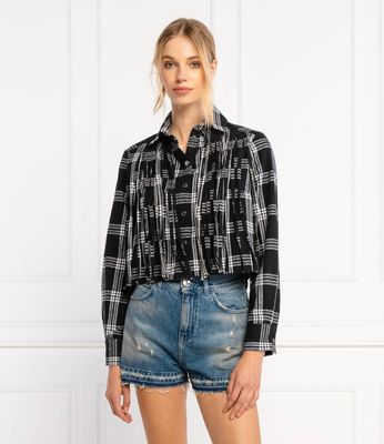 Koszula damska jesienna casualowa Pinko ze sklepu: Gomez Fashion Store w kategorii: Koszule damskie - zdjęcie 874714-BD9-10338_PI215W000341262