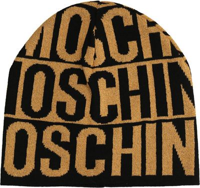 Czapka zimowa damska Moschino ze sklepu: Gomez Fashion Store w kategorii: Czapki zimowe damskie - zdjęcie 874714-BD9-10338_MO215W000026005