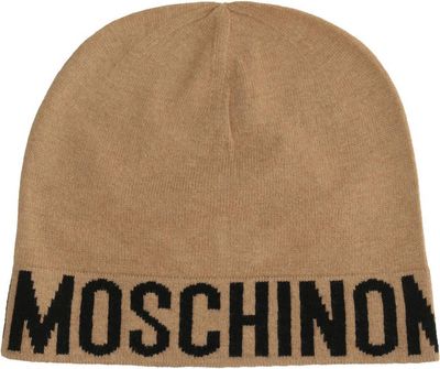 Czapka zimowa damska Moschino ze sklepu: Gomez Fashion Store w kategorii: Czapki zimowe damskie - zdjęcie 874714-BD9-10338_MO215W000027003
