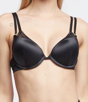 Biustonosz bez wzorów Guess Underwear ze sklepu: Gomez Fashion Store w kategorii: Biustonosze - zdjęcie 874714-BD9-10338_GB215W000014046