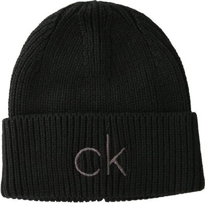 Czapka zimowa damska Calvin Klein ze sklepu: Gomez Fashion Store w kategorii: Czapki zimowe damskie - zdjęcie 874714-BD9-10338_CK215W000089284