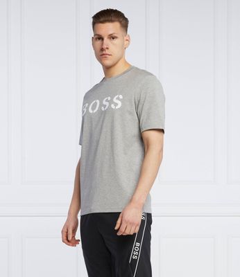 T-shirt męski w stylu młodzieżowym BOSS ORANGE ze sklepu: Gomez Fashion Store w kategorii: T-shirty męskie - zdjęcie 874714-BD9-10338_BO221M000055041
