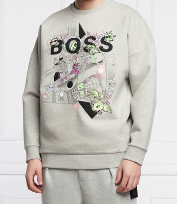 Bluza męska na wiosnę BOSS GREEN ze sklepu: Gomez Fashion Store w kategorii: Bluzy męskie - zdjęcie 874714-BD9-10338_BG221M000064053
