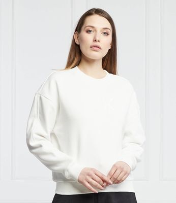 Bluza damska jesienna casual Calvin Klein ze sklepu: Gomez Fashion Store w kategorii: Bluzy damskie - zdjęcie 874714-BD9-10338_CK221W000007A51
