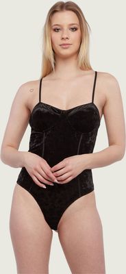 Body damskie z koronką Guess ze sklepu: Gomez Fashion Store w kategorii: Body damskie - zdjęcie 874714-BD9-10338_GJ221W000018058