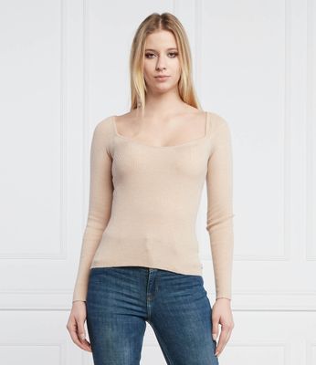 Guess - Sweter damski wiosenny ze sklepu: Gomez Fashion Store w kategorii: Swetry damskie - zdjęcie 874714-BD9-10338_GJ221W000095H28