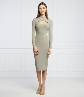 Marciano Guess - Sukienka na wiosnę ze sklepu: Gomez Fashion Store w kategorii: Sukienki - zdjęcie 874714-BD9-10338_MG221W000018117