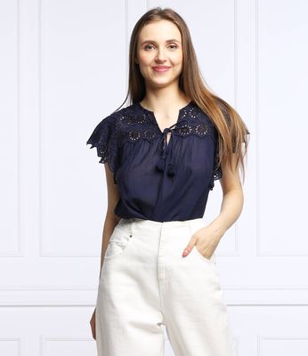 Bluzka damska wiosenna Pepe Jeans London ze sklepu: Gomez Fashion Store w kategorii: Bluzki damskie - zdjęcie 874714-BD9-10338_PJ221W000111583