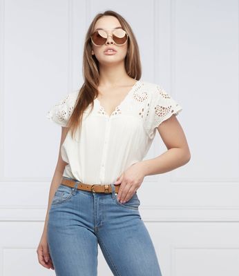 Bluzka damska casualowa Pepe Jeans London ze sklepu: Gomez Fashion Store w kategorii: Bluzki damskie - zdjęcie 874714-BD9-10338_PJ221W000099803