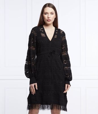 Sukienka Twinset ze sklepu: Gomez Fashion Store w kategorii: Sukienki - zdjęcie 874714-BD9-10338_TS221W000012842