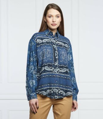 Koszula damska casual jesienna Liu Jo ze sklepu: Gomez Fashion Store w kategorii: Koszule damskie - zdjęcie 874714-BD9-10338_LJ221W000034K52