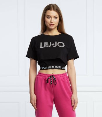 Bluzka damska w stylu młodzieżowym Liu Jo Sport ze sklepu: Gomez Fashion Store w kategorii: Bluzki damskie - zdjęcie 874714-BD9-10338_LS221W000034222