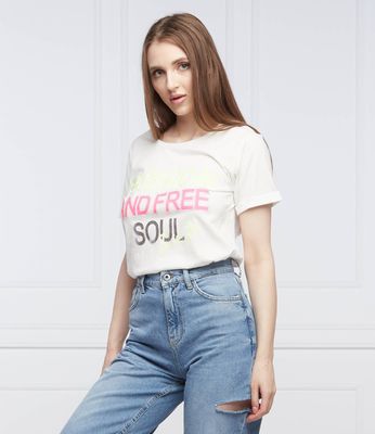 Bluzka damska wiosenna Liu Jo Sport ze sklepu: Gomez Fashion Store w kategorii: Bluzki damskie - zdjęcie 874714-BD9-10338_LS221W000084189