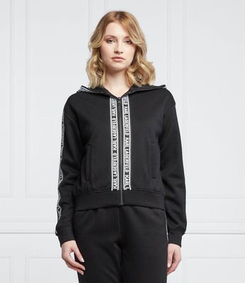 Bluza damska casual jesienna Karl Lagerfeld ze sklepu: Gomez Fashion Store w kategorii: Bluzy damskie - zdjęcie 874714-BD9-10338_KL221W000201666