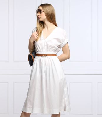 Sukienka wiosenna trapezowa Liu Jo ze sklepu: Gomez Fashion Store w kategorii: Sukienki - zdjęcie 874714-BD9-10338_LC222W000081001