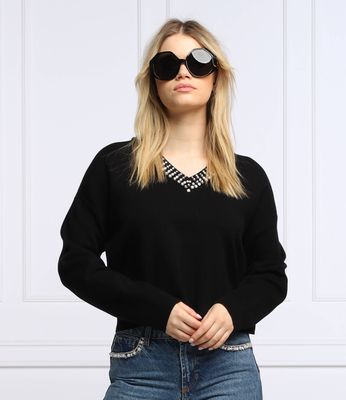 Sweter damski Liu Jo ze sklepu: Gomez Fashion Store w kategorii: Swetry damskie - zdjęcie 874714-BD9-10338_LC222W000091222