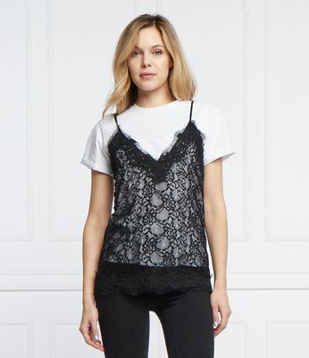 Bluzka damska na wiosnę Liu Jo ze sklepu: Gomez Fashion Store w kategorii: Bluzki damskie - zdjęcie 874714-BD9-10338_LC222W000096347