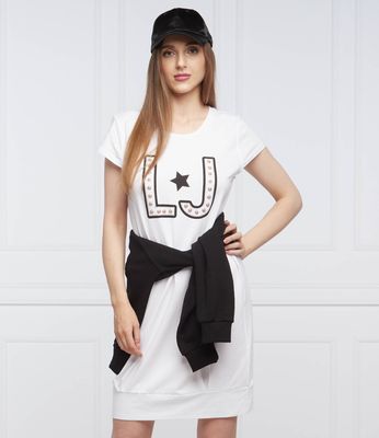 Sukienka prosta Liu Jo Beachwear ze sklepu: Gomez Fashion Store w kategorii: Sukienki - zdjęcie 874714-BD9-10338_LB222W000010111