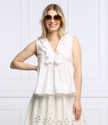 Liu Jo - Bluzka damska na wiosnę ze sklepu: Gomez Fashion Store w kategorii: Bluzki damskie - zdjęcie 874714-BD9-10338_LJ222W000025001
