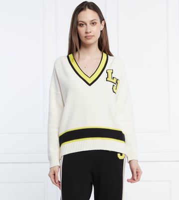 Sweter damski na zimę Liu Jo ze sklepu: Gomez Fashion Store w kategorii: Swetry damskie - zdjęcie 874714-BD9-10338_LJ222W000076L60