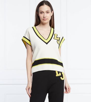 Kamizelka damska casual Liu Jo ze sklepu: Gomez Fashion Store w kategorii: Kamizelki damskie - zdjęcie 874714-BD9-10338_LJ222W000077L60