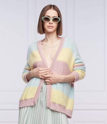 Sweter damski zimowy casualowy Liu Jo ze sklepu: Gomez Fashion Store w kategorii: Swetry damskie - zdjęcie 874714-BD9-10338_LJ222W000087L63
