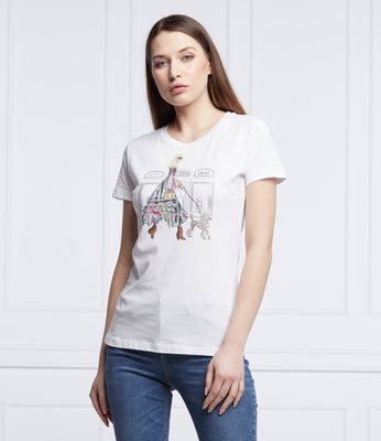 Liu Jo - Bluzka damska wiosenna ze sklepu: Gomez Fashion Store w kategorii: Bluzki damskie - zdjęcie 874714-BD9-10338_LJ222W000091L65