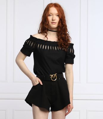 Bluzka damska casual Liu Jo ze sklepu: Gomez Fashion Store w kategorii: Bluzki damskie - zdjęcie 874714-BD9-10338_LJ222W000105222