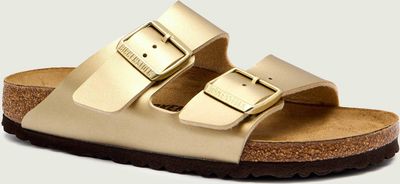 Klapki damskie na lato BIRKENSTOCK ze sklepu: Gomez Fashion Store w kategorii: Klapki damskie - zdjęcie 874714-BD9-10338_BR222W000024122