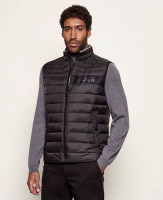Kamizelka męska BOSS BLACK ze sklepu: Gomez Fashion Store w kategorii: Kamizelki męskie - zdjęcie 874714-BD9-10338_BB222M000268001