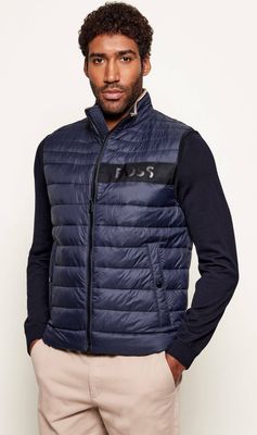 Kamizelka męska jesienna BOSS BLACK ze sklepu: Gomez Fashion Store w kategorii: Kamizelki męskie - zdjęcie 874714-BD9-10338_BB222M000268404