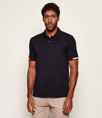 T-shirt męski casual BOSS BLACK ze sklepu: Gomez Fashion Store w kategorii: T-shirty męskie - zdjęcie 874714-BD9-10338_BB222M000291001