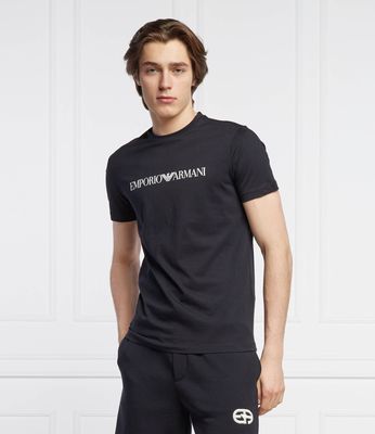 T-shirt męski w stylu młodzieżowym Emporio Armani ze sklepu: Gomez Fashion Store w kategorii: T-shirty męskie - zdjęcie 874714-BD9-10338_EA222M000112G99