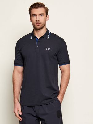 T-shirt męski casual na wiosnę BOSS GREEN ze sklepu: Gomez Fashion Store w kategorii: T-shirty męskie - zdjęcie 874714-BD9-10338_BG222M000085402