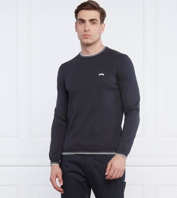 Sweter męski na wiosnę BOSS GREEN ze sklepu: Gomez Fashion Store w kategorii: Swetry męskie - zdjęcie 874714-BD9-10338_BG222M000108402