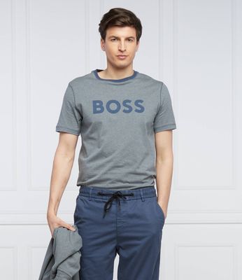 T-shirt męski w stylu młodzieżowym BOSS ORANGE ze sklepu: Gomez Fashion Store w kategorii: T-shirty męskie - zdjęcie 874714-BD9-10338_BO222M000048404