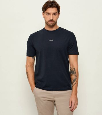 T-shirt męski casual BOSS ORANGE ze sklepu: Gomez Fashion Store w kategorii: T-shirty męskie - zdjęcie 874714-BD9-10338_BO222M000099404