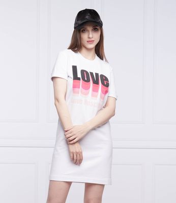 Sukienka na wiosnę Love Moschino ze sklepu: Gomez Fashion Store w kategorii: Sukienki - zdjęcie 874714-BD9-10338_LM221W000070100