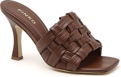 Klapki damskie na lato Pinko ze sklepu: Gomez Fashion Store w kategorii: Klapki damskie - zdjęcie 874714-BD9-10338_PI222W000127653